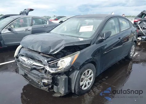 2014 Hyundai Accent Gls z USA, uszkodzony, nr VIN KMHCT4AE0EU777148